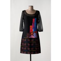 SAVE THE QUEEN - Robe mi-longue noir en polyester - Femme - Taille 40 - Modz