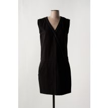ONE STEP - Robe mi-longue noir en viscose - Femme - Taille 38 - Modz