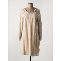ELISA CAVALETTI - Robe mi-longue beige en viscose - Femme - Taille 40 - Modz
