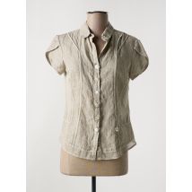 ELISA CAVALETTI - Chemisier marron en lin - Femme - Taille 36 - Modz