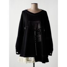 ELISA CAVALETTI - Tunique manches longues noir en coton - Femme - Taille 44 - Modz