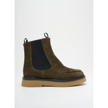 ANONYMOUS - Bottines/Boots vert en cuir - Femme - Taille 37 - Modz