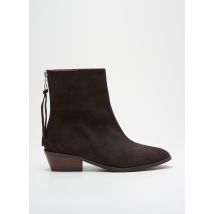 ANONYMOUS COPENHAGEN - Bottines/Boots marron en cuir - Femme - Taille 36 - Modz
