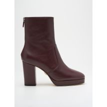 LOLA CRUZ - Bottines/Boots violet en cuir - Femme - Taille 38 - Modz