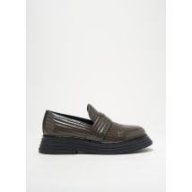LAURA BELLARIVA - Mocassins gris en cuir - Femme - Taille TU - Modz