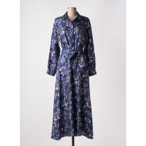 ROSSO 35 - Robe longue bleu en soie - Femme - Taille 46 - Modz