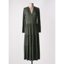 SIYU - Robe longue vert en viscose - Femme - Taille 36 - Modz