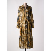 DIEGA - Robe longue marron en viscose - Femme - Taille 38 - Modz