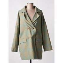 BELLE PIÈCE - Manteau long vert en laine - Femme - Taille 40 - Modz