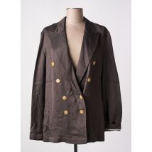 ALYSI - Blazer marron en viscose - Femme - Taille 40 - Modz