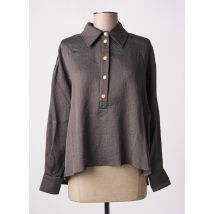 ALYSI - Blouse gris en viscose - Femme - Taille 40 - Modz