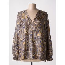 MOMONI - Blouse jaune en soie - Femme - Taille 42 - Modz