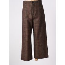 PHISIQUE DU ROLE - Pantalon large marron en acrylique - Femme - Taille 36 - Modz