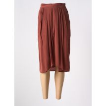 VANESSA BRUNO - Jupe mi-longue marron en viscose - Femme - Taille 36 - Modz