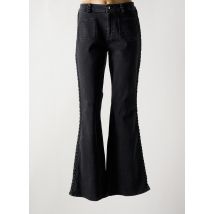 BERENICE - Jean coupe flare noir en coton - Femme - Taille 40 - Modz