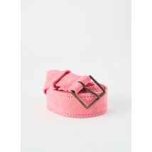 FORTE-FORTE - Ceinture rose en cuir - Femme - Taille 42 - Modz
