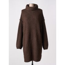 KILKY - Robe pull marron en polyester - Femme - Taille 34 - Modz