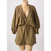 KILKY - Combishort vert en coton - Femme - Taille 36 - Modz