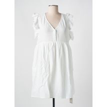 KILKY - Robe courte blanc en coton - Femme - Taille 36 - Modz