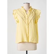 KILKY - Chemisier jaune en coton - Femme - Taille 40 - Modz