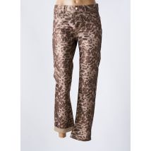 ONADO - Pantalon slim beige en coton - Femme - Taille 40 - Modz