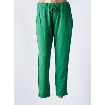 LACOMY - Pantalon slim vert en coton - Femme - Taille 42 - Modz