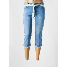 ONADO - Pantacourt bleu en coton - Femme - Taille 38 - Modz