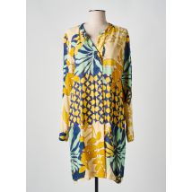 LE CHAT - Robe de chambre jaune en viscose - Femme - Taille 40 - Modz