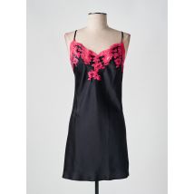 MARJOLAINE - Nuisette/combinette noir en soie - Femme - Taille 38 - Modz