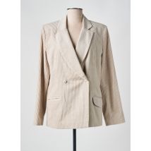 ANNAHPA - Blazer beige en coton - Femme - Taille 36 - Modz