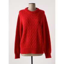 VICOMTEA - Pull rouge en acrylique - Femme - Taille 38 - Modz
