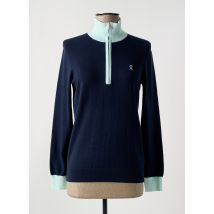 VICOMTEA - Pull bleu en coton - Femme - Taille 36 - Modz