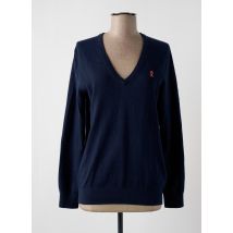 VICOMTEA - Pull bleu en coton - Femme - Taille 40 - Modz