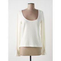 ANNAHPA - Pull blanc en coton - Femme - Taille 38 - Modz