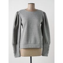 ANNAHPA - Sweat-shirt gris en coton - Femme - Taille 38 - Modz
