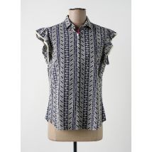 GUAPA COLLECTION - Chemisier bleu en polyamide - Femme - Taille 38 - Modz