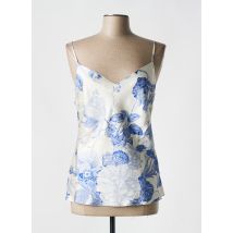 MARJOLAINE - Top/Caraco bleu en soie - Femme - Taille 42 - Modz