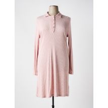 SENORETTA - Chemise de nuit rose en viscose - Femme - Taille 46 - Modz