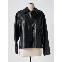 ANNAHPA - Chemisier noir en polyurethane - Femme - Taille 38 - Modz