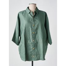 LA GENTLE FACTORY - Chemisier vert en lin - Femme - Taille 36 - Modz