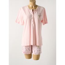 GUASCH - Pyjashort rose en coton - Femme - Taille 42 - Modz