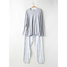 SENORETTA - Pyjama gris en coton - Femme - Taille 48 - Modz