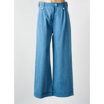ANNAHPA - Jeans coupe large bleu en coton - Femme - Taille 40 - Modz
