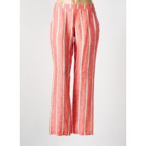 ANNAHPA - Pantalon droit rouge en coton - Femme - Taille 38 - Modz