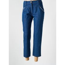ANNAHPA - Jeans coupe slim bleu en coton - Femme - Taille 36 - Modz