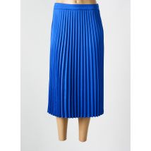 FRIME - Jupe mi-longue bleu en polyester - Femme - Taille 40 - Modz