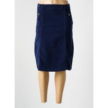ARMOR LUX - Jupe mi-longue bleu en coton - Femme - Taille 46 - Modz