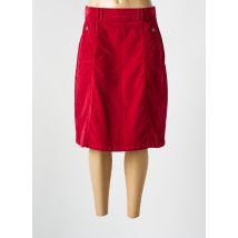 ARMOR LUX - Jupe mi-longue rouge en coton - Femme - Taille 40 - Modz