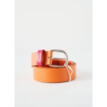 VICOMTE ARTHUR - Ceinture orange en cuir - Femme - Taille 48 - Modz
