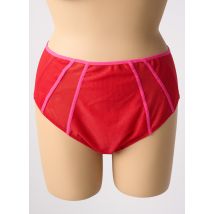 ELOMI - Culotte haute rouge en polyester - Femme - Taille 48 - Modz